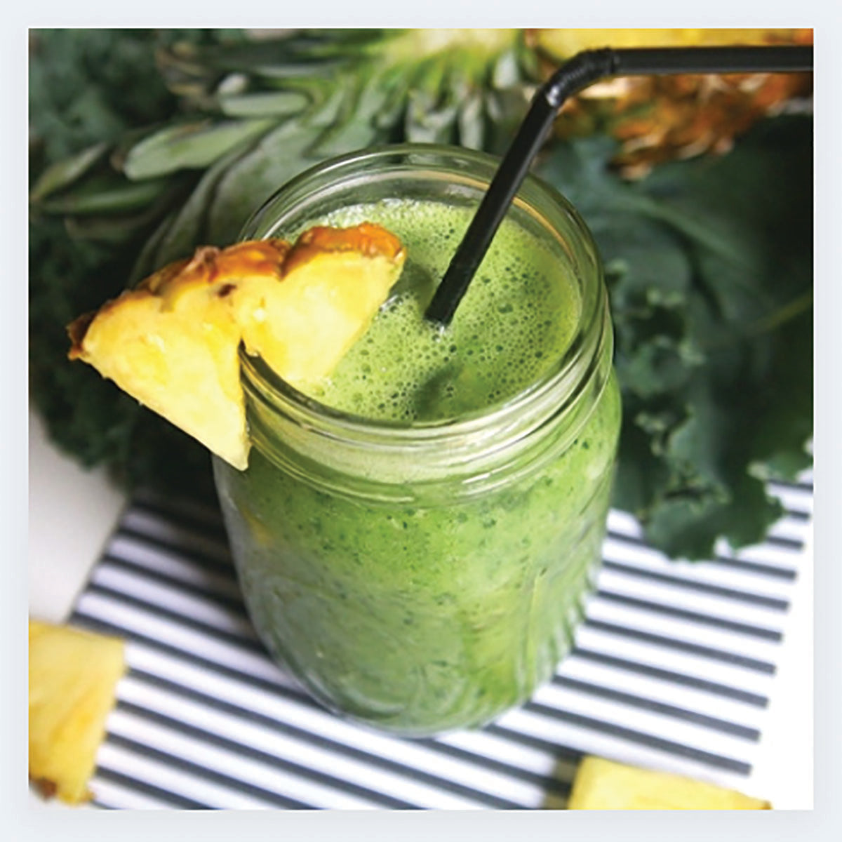 Mango Pineapple Kale Smoothie