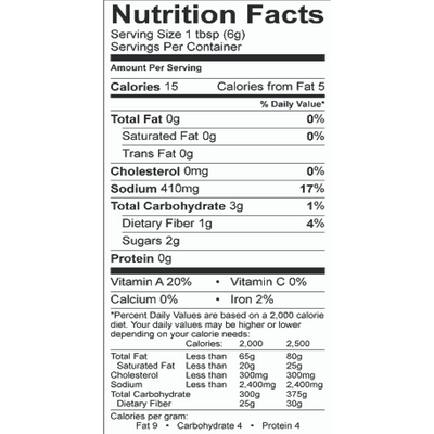 Food Service Arawak Farm® Dry Rub - Blend #2 (2/case)
